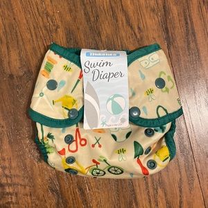 NWT Thirsties Size One Swim Diaper